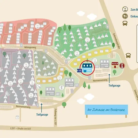 Апартаменты Ferienwohnpark Zwei-zimmer-apartment 53 05 Имменштад-ам-Бодензее